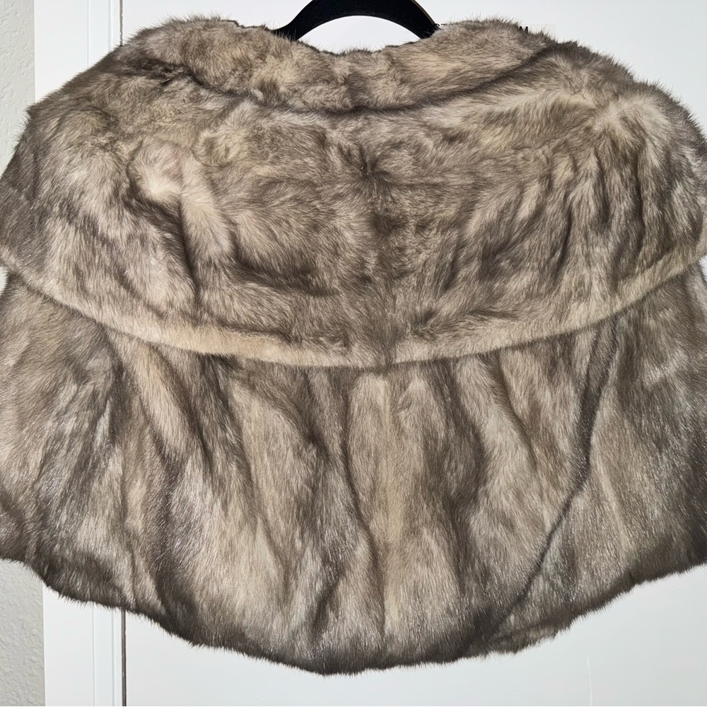 Elegant Faux Fur Shawl